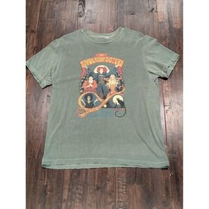 Sanderson Sisters Shirt Mens Large Green Hocus‎ Pocus Salem Witch Movie Graphic